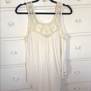 American Eagle Soft & Sexy Lace Neck Blouse/Tank
